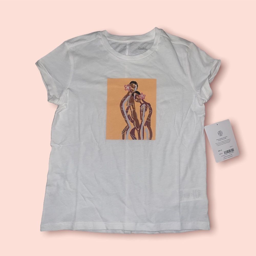 New Athleta Girl DAILY GRAPHIC ARTIST TEE size M